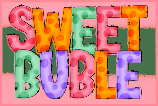 Sweet Buble Font